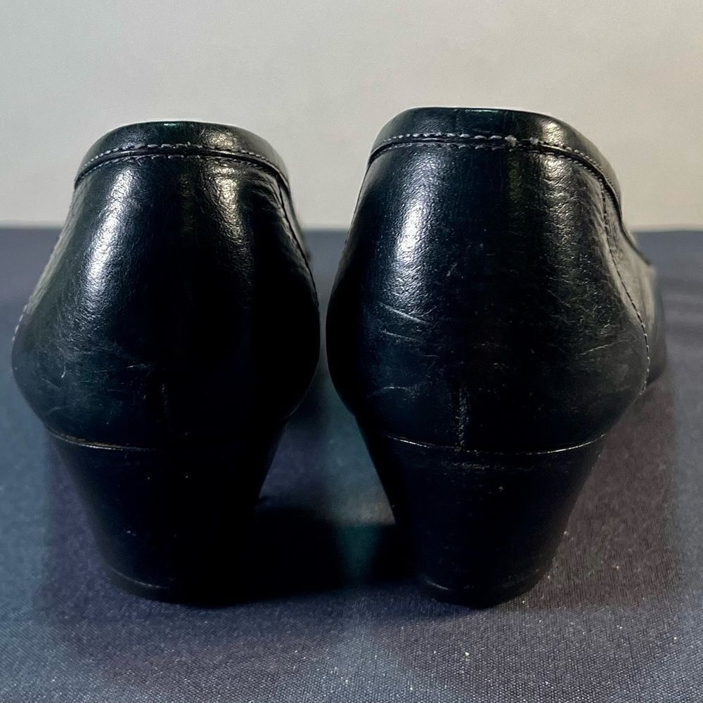 GUCCI - Vintage Blue Leather Heels - Picture 6 of 9